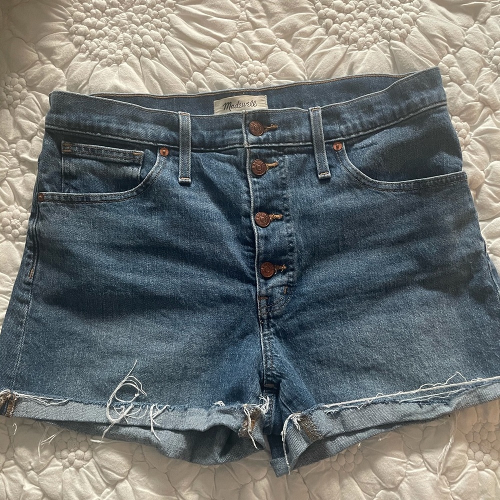 Madewell High Rise Shorts sz 30 worn once!